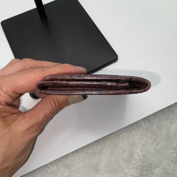 Gucci Dark Brown Monogram Card Holder